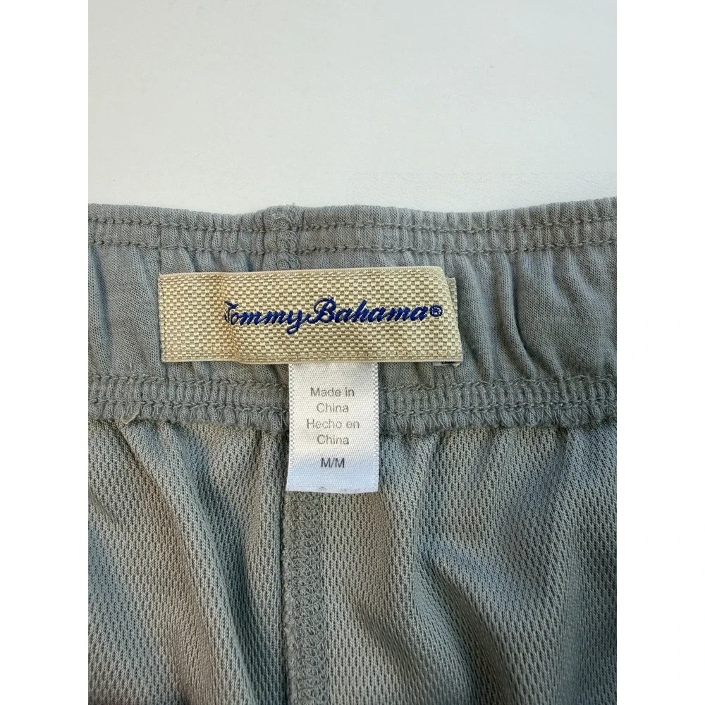 Tommy Bahama Men's M Gray Lounge Pants Marlin Logo Stretch Pajama 32x30